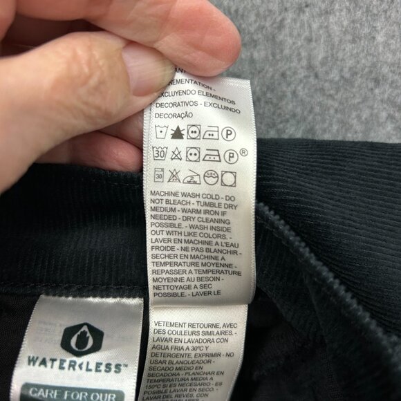 Levi's Ribcage Bell Flare High Waist Corduroy Pants Women's Size 26 Black NWT - Picture 10 of 15